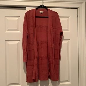 Burnt orange/red Long Sweater